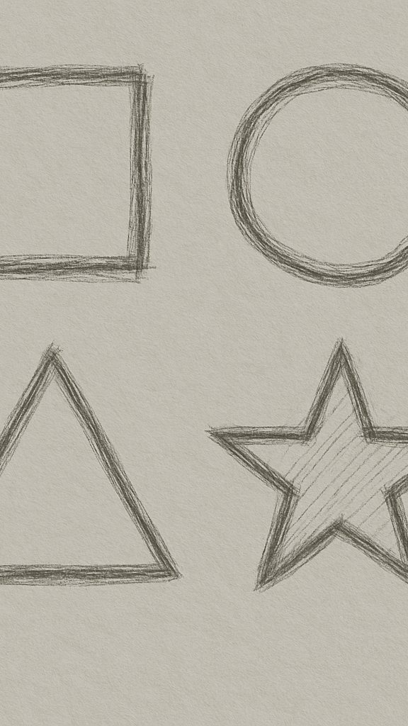 Hand and leaf sketch from a calm drawing ideas sketchbook session.
