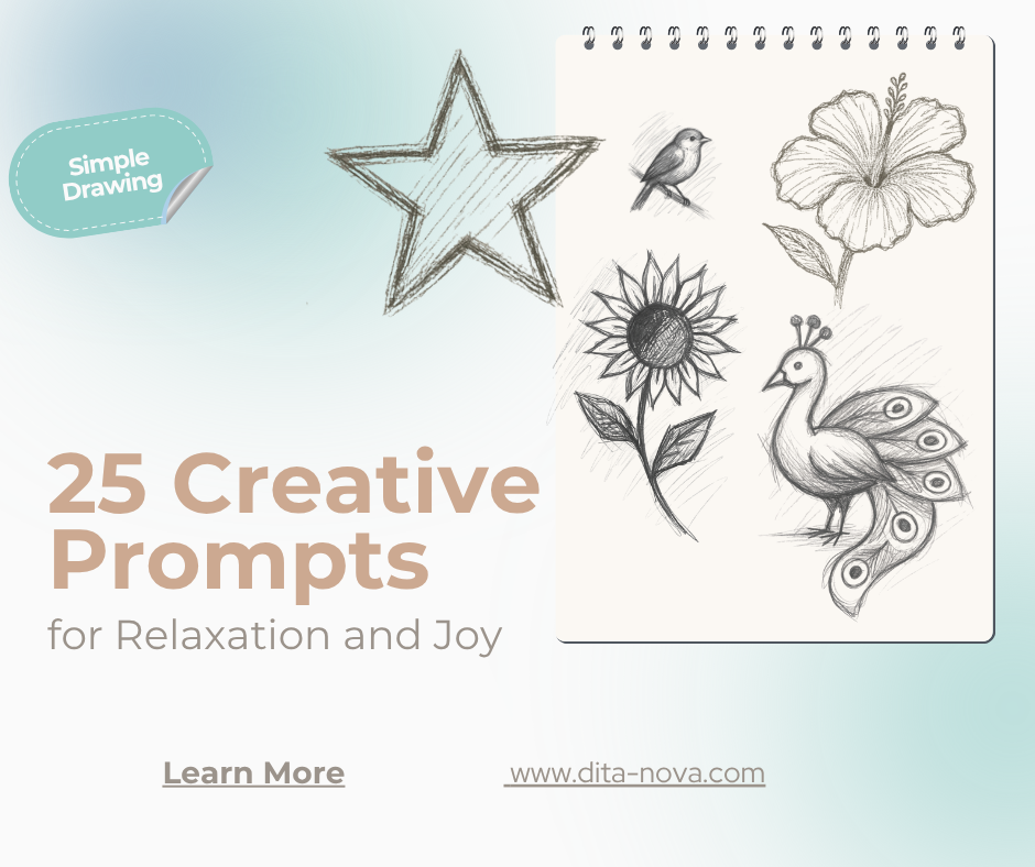 Discover 25 relaxing drawing ideas sketchbook prompts that inspire creativity, mindfulness, and joy through simple art exercises.