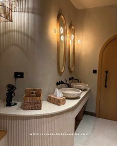 Changing facilities in Samsara yoga dubai marina.